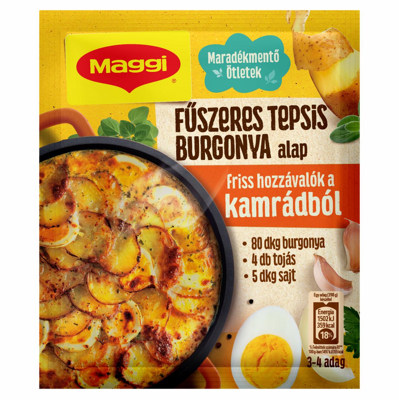 Képek - Maggi fűszeres tepsis burgonya alap 42 g