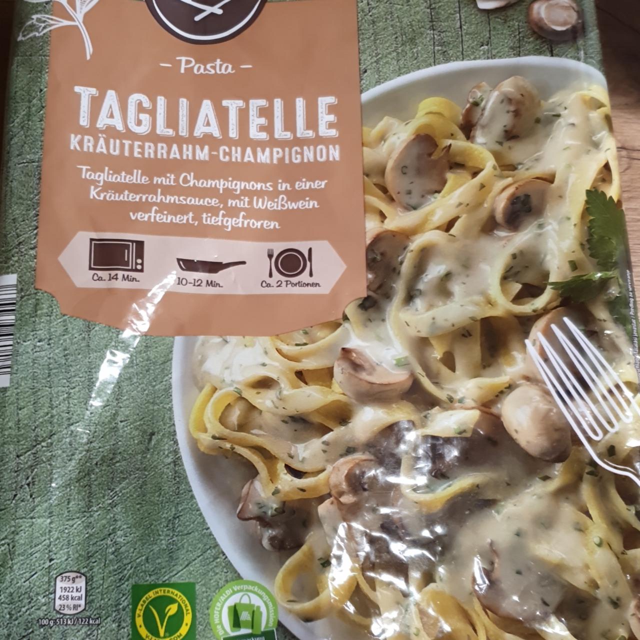 Képek - Pasta Tagliatelle Kräuterrahm champignon La Finesse