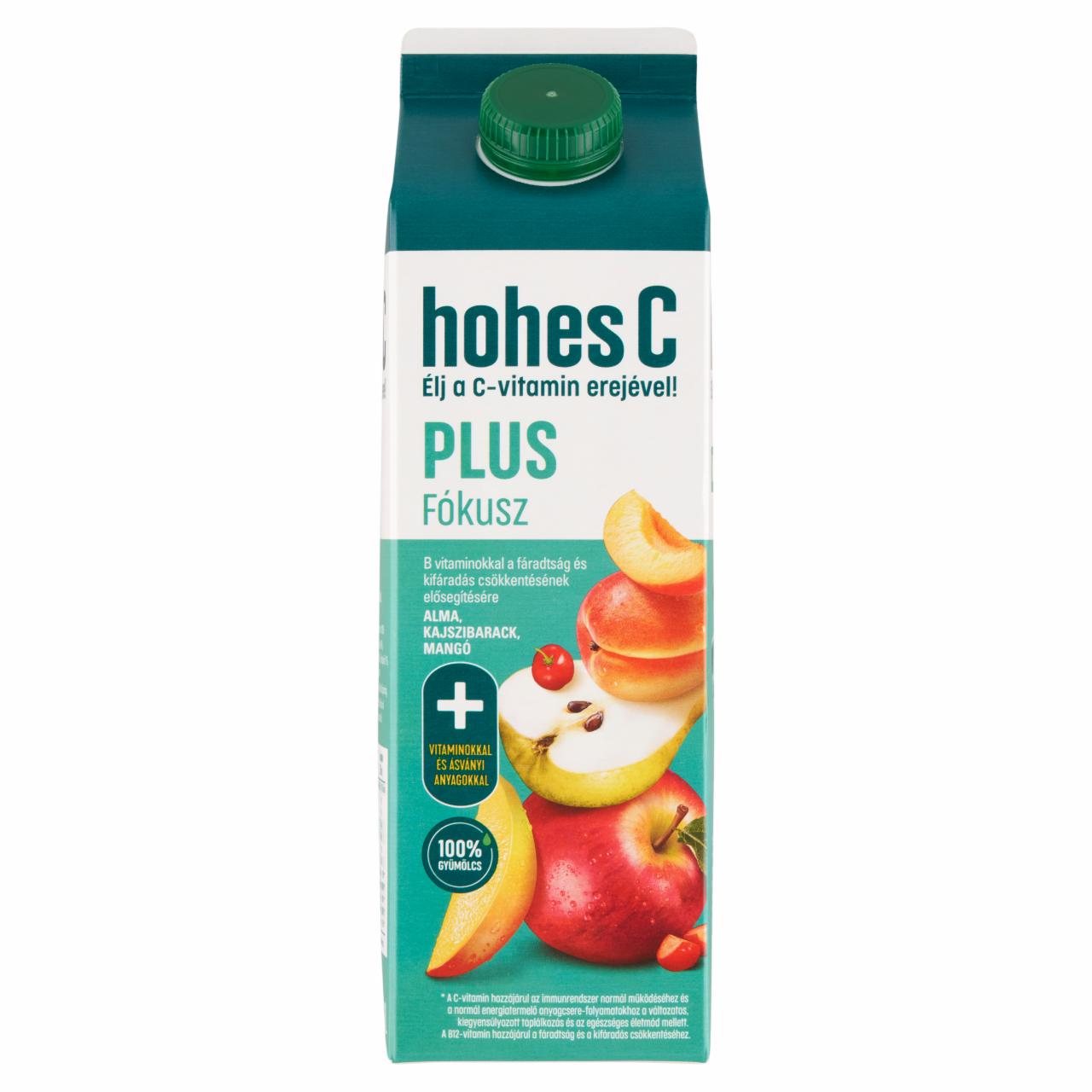 Képek - Hohes C Plus Fókusz 100% vegyes gyümölcslé 1 l