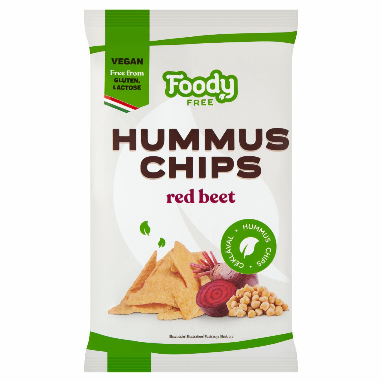 Képek - Foody Free hummus chips céklával 50 g