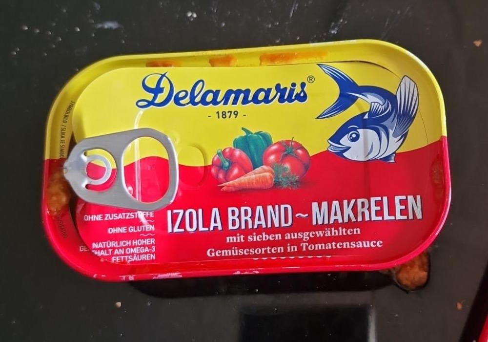 Képek - Izola Brand - Makrelen halkonzerv Delamaris