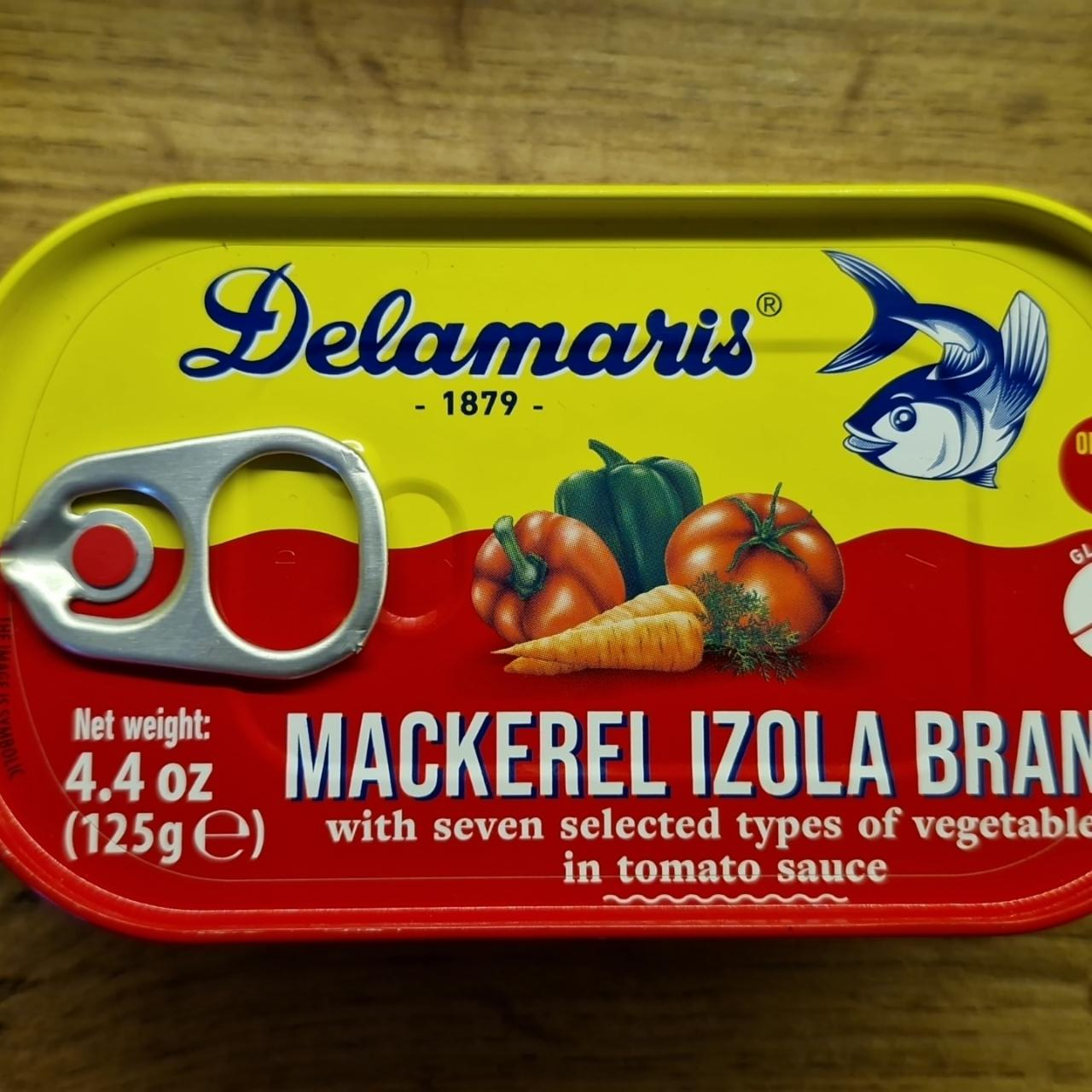 Képek - Izola Brand - Makrelen halkonzerv Delamaris