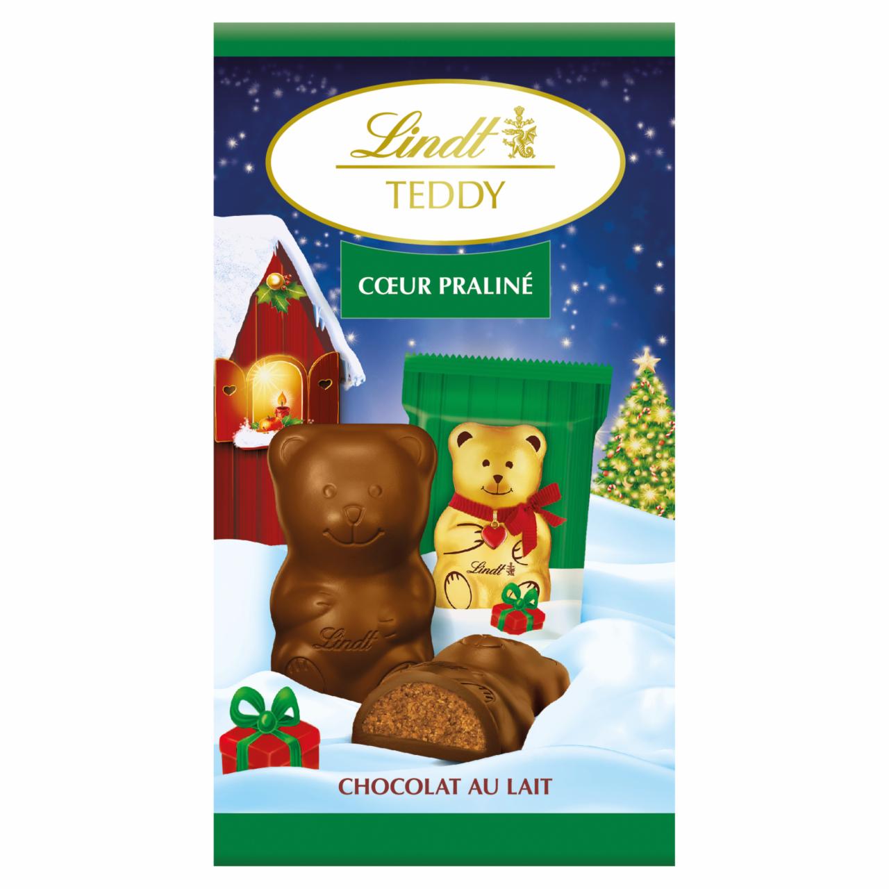 Képek - Lindt Teddy tejcsokoládé ropogós karamellizált mogyoró darabokkal 137 g