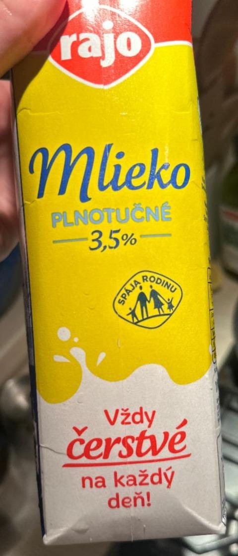 Képek - Mlieko plnotučné 3,5% Rajo