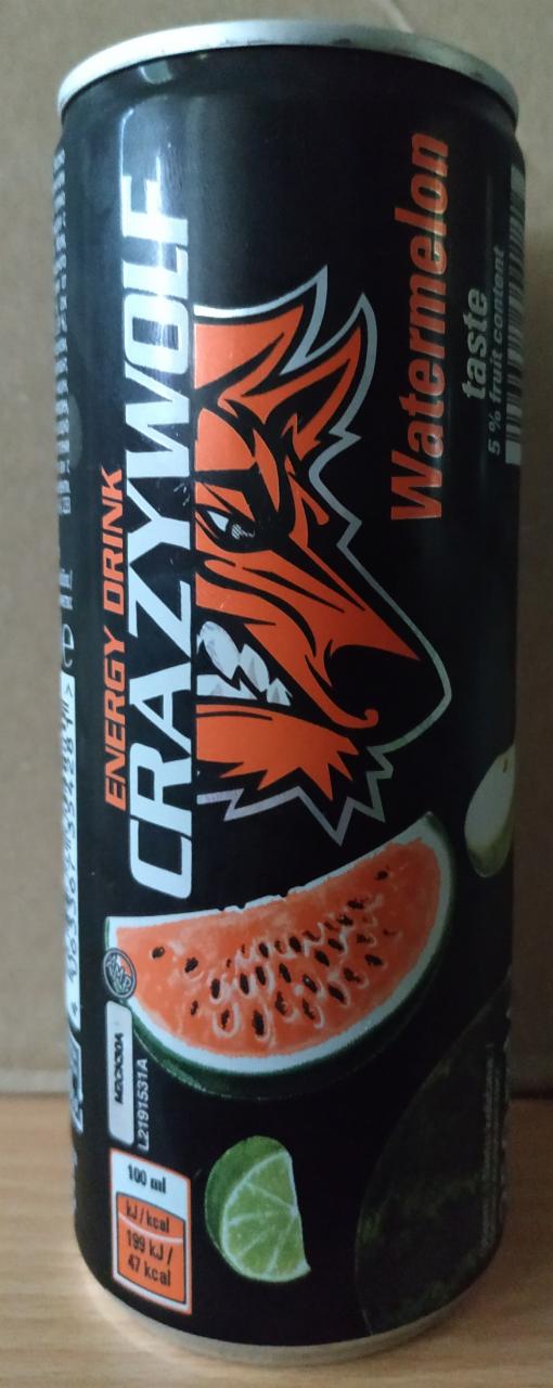 Képek - Energy drink watermelon taste Crazy Wolf