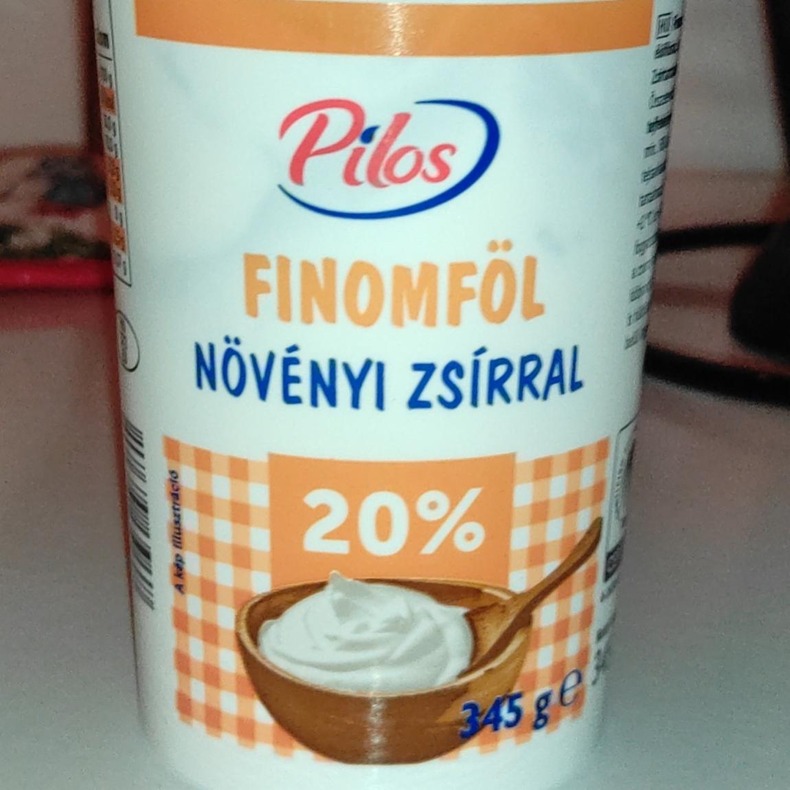 Képek - Finomföl növényi zsírral 20% Pilos