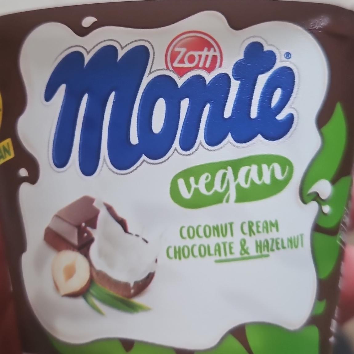 Képek - Monte Vegan Coconut Cream Chocolate & Hazelnut Zott