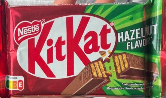 Képek - KitKat ropogós ostya mogyoró ízű tejcsokoládéban 41,5 g