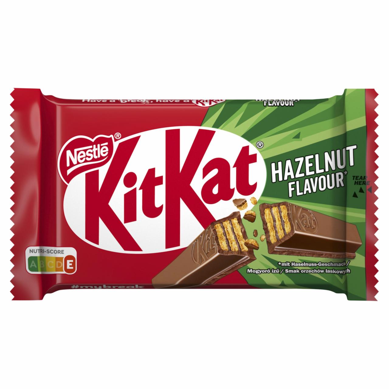 Képek - KitKat ropogós ostya mogyoró ízű tejcsokoládéban 41,5 g