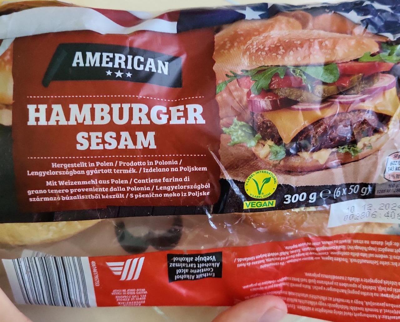 Képek - Hambuger sesam American