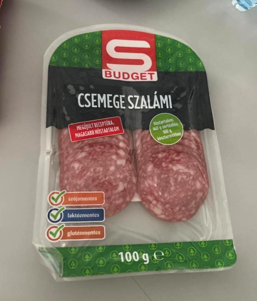 Képek - Csemege szalámi S Budget