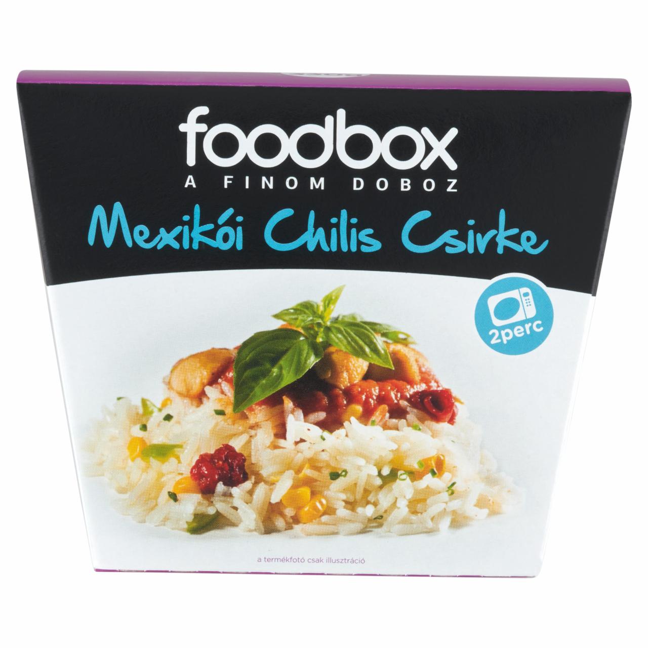 Képek - Foodbox mexikói chilis csirke 330 g