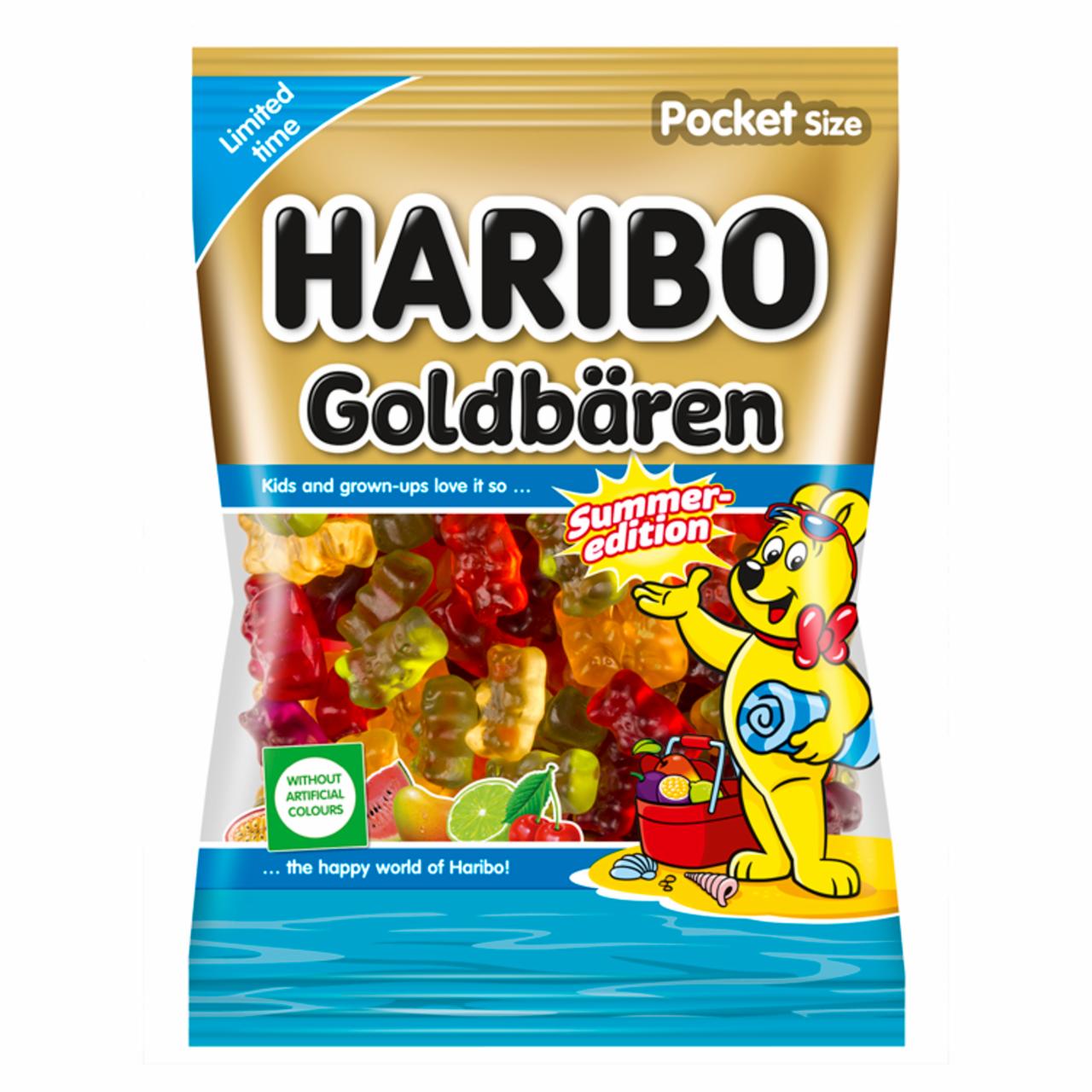 Képek - Haribo Goldbären Summer-Edition gyümölcsízű gumicukorka 85 g