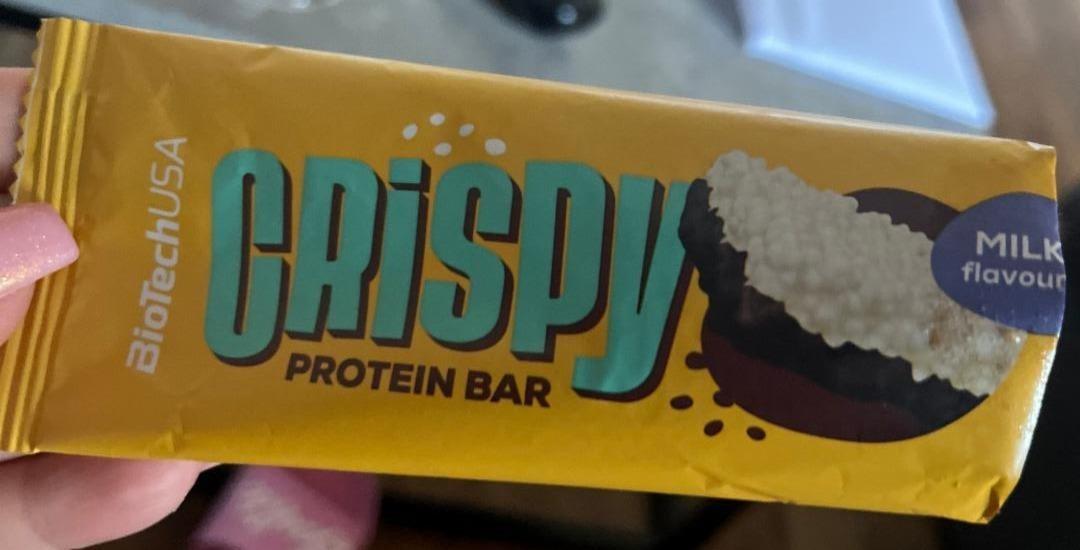 Képek - Crispy protein bar milky BioTechUSA