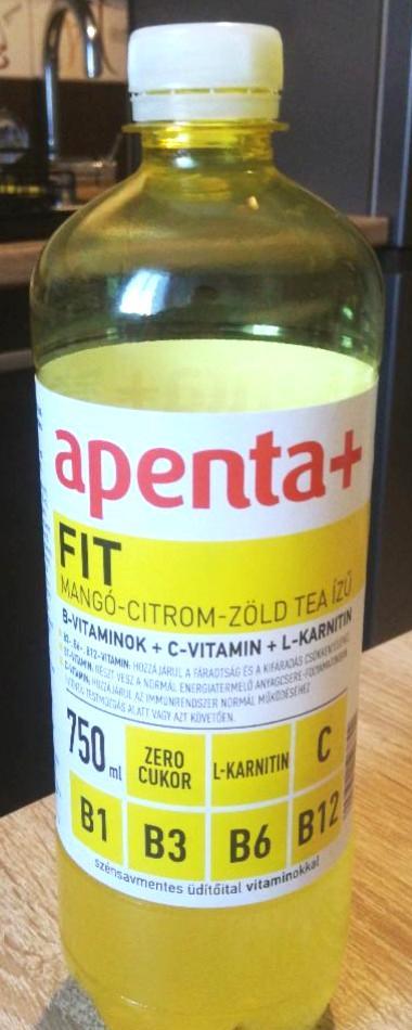 Képek - Apenta+ Fit mangó-citrom-zöld tea ízű szénsavmentes energiamentes üdítőital vitaminokal 750 ml