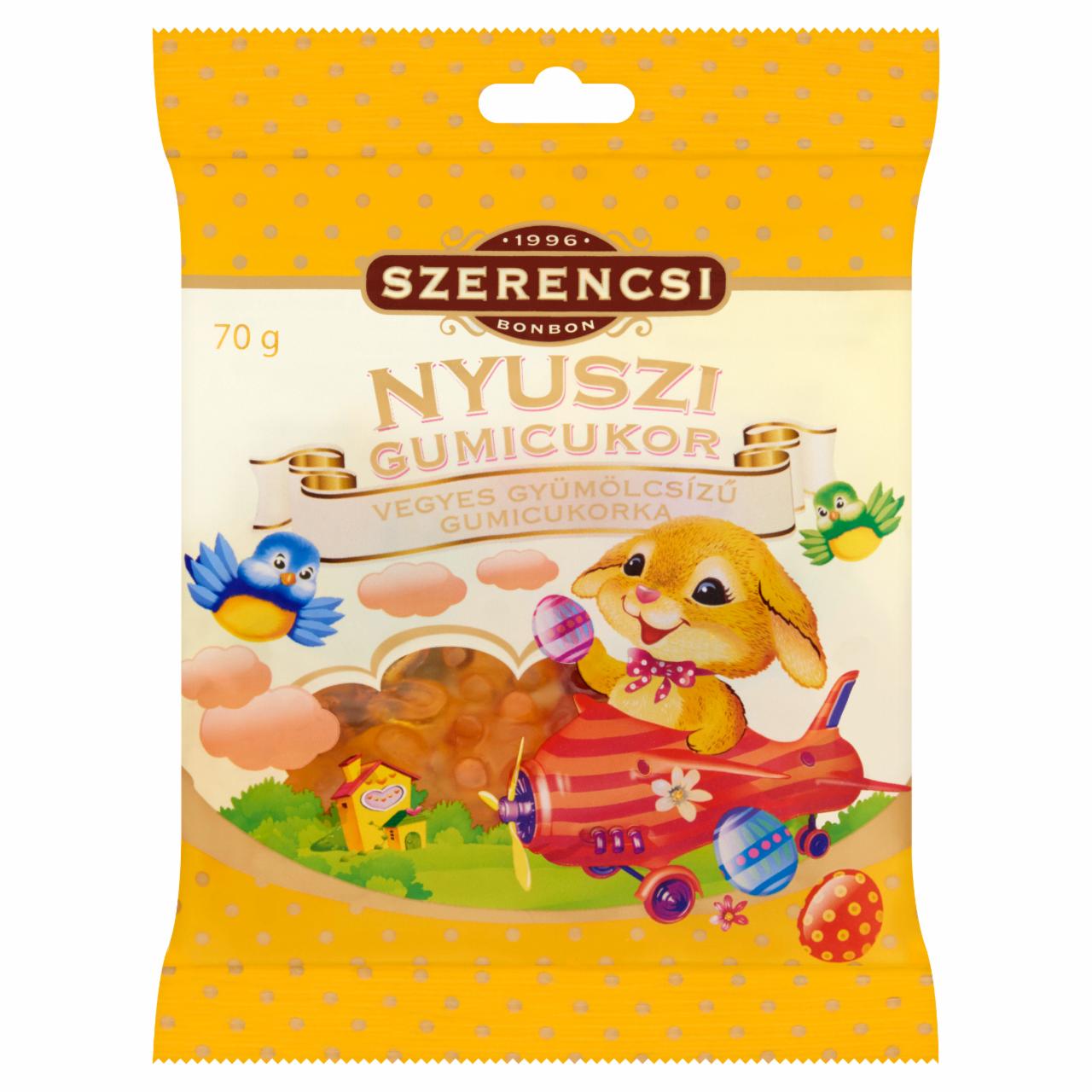 Képek - Szerencsi Nyuszi vegyes gyümölcsízű gumicukorka 70 g