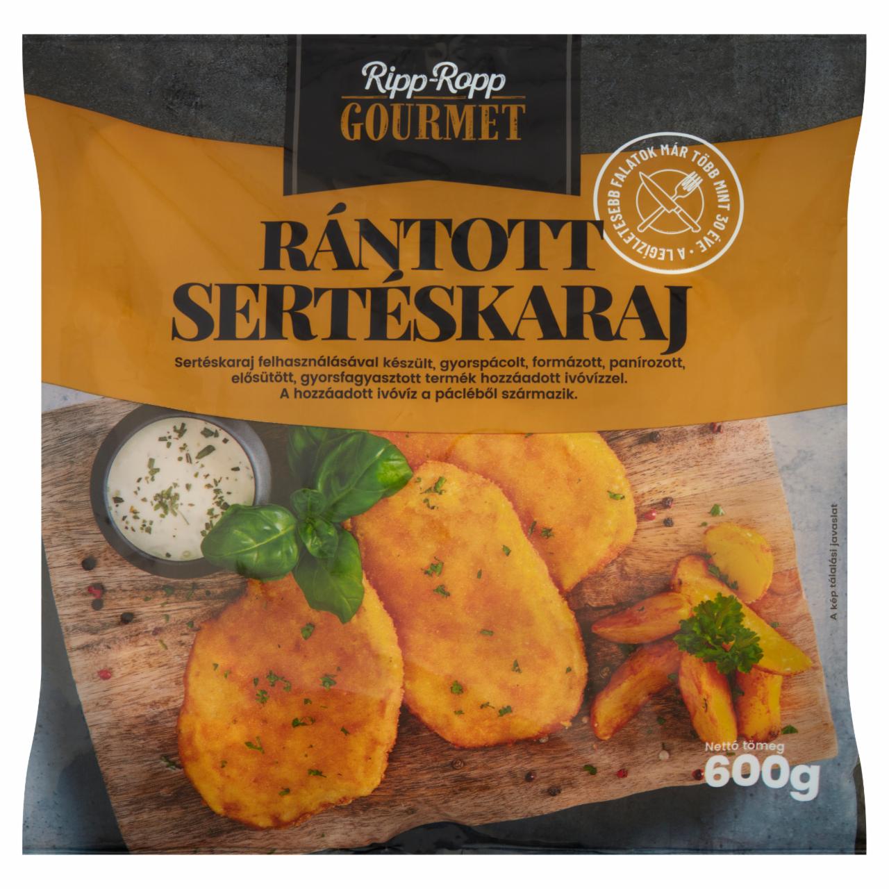 Képek - Ripp-Ropp Gourmet gyorsfagyasztott rántott sertéskaraj 600 g