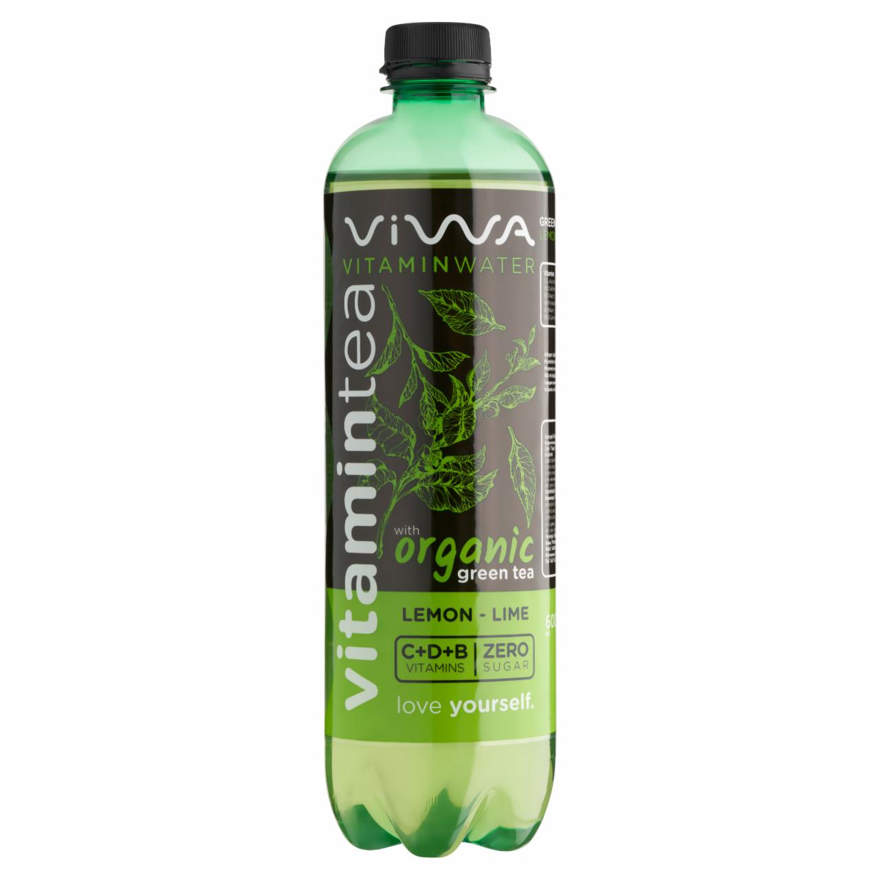 Képek - Viwa Vitamintea citrom-lime ízű energiamentes szénsavmentes üdítőital 600 ml