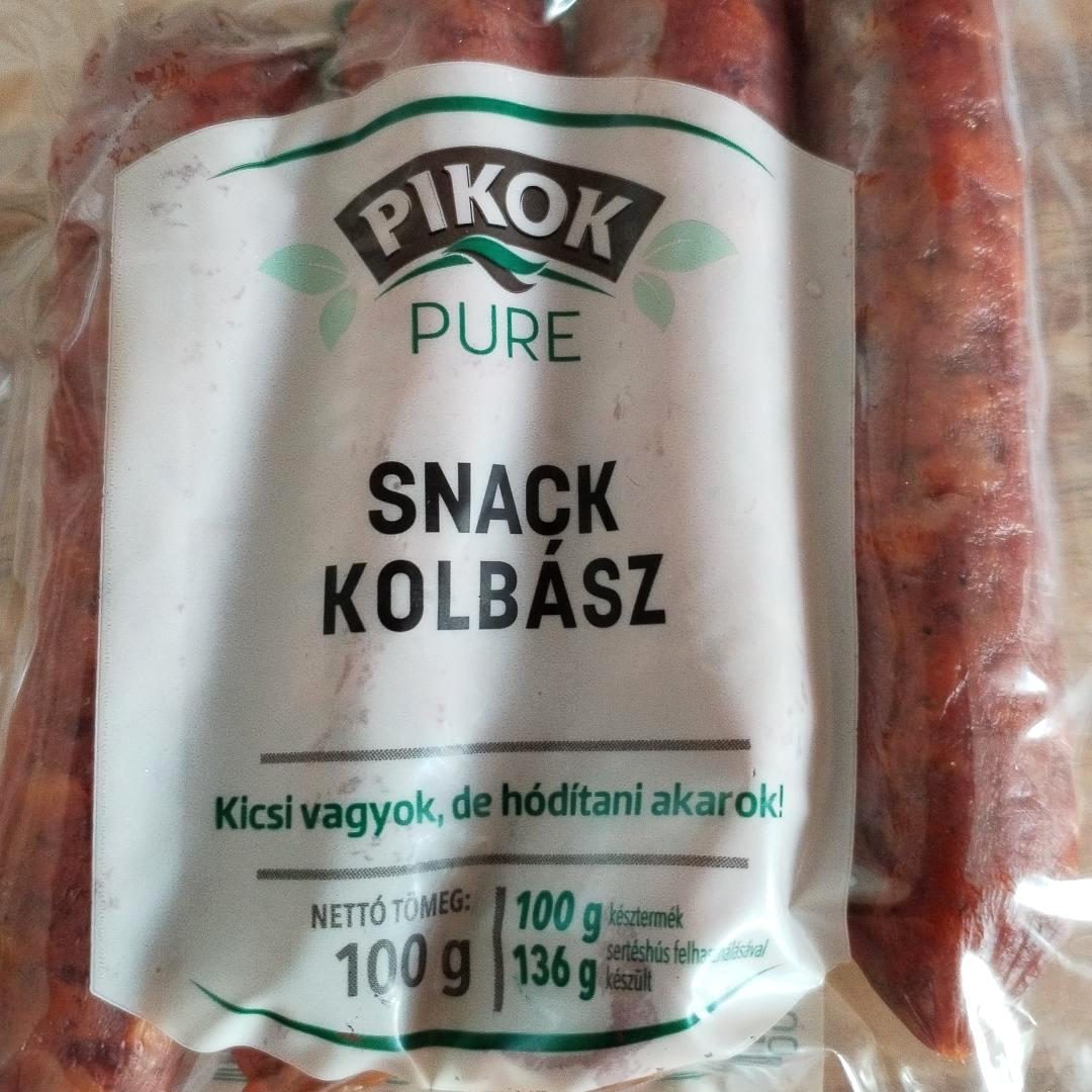 Képek - Snack kolbász Pikok pure