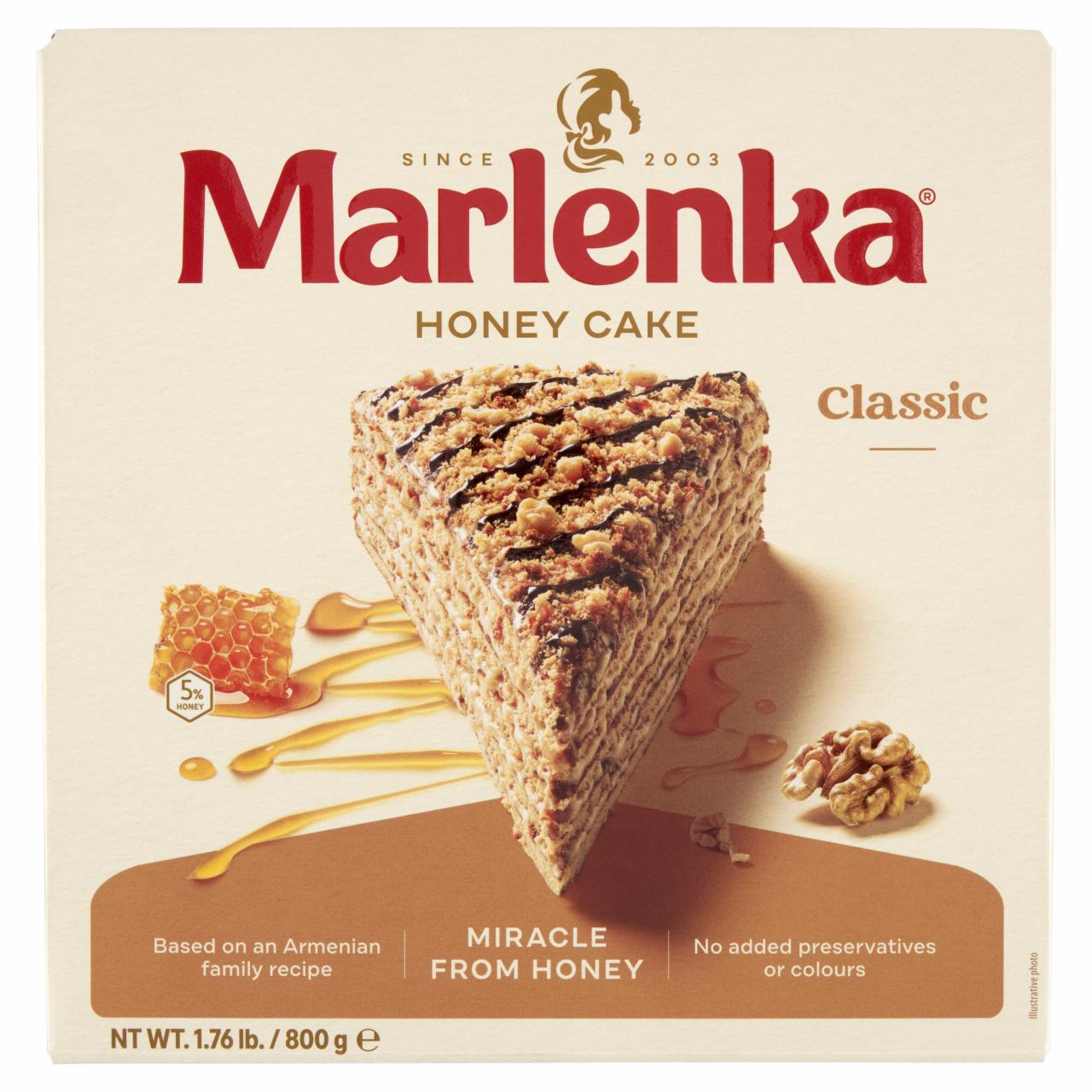 Képek - Marlenka mézes torta dióval 800 g