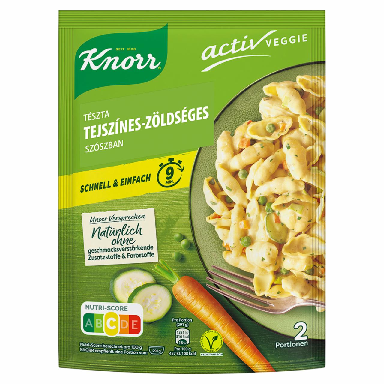 Képek - Knorr Spaghetteria tészta tejszínes-zöldséges szószban 155 g