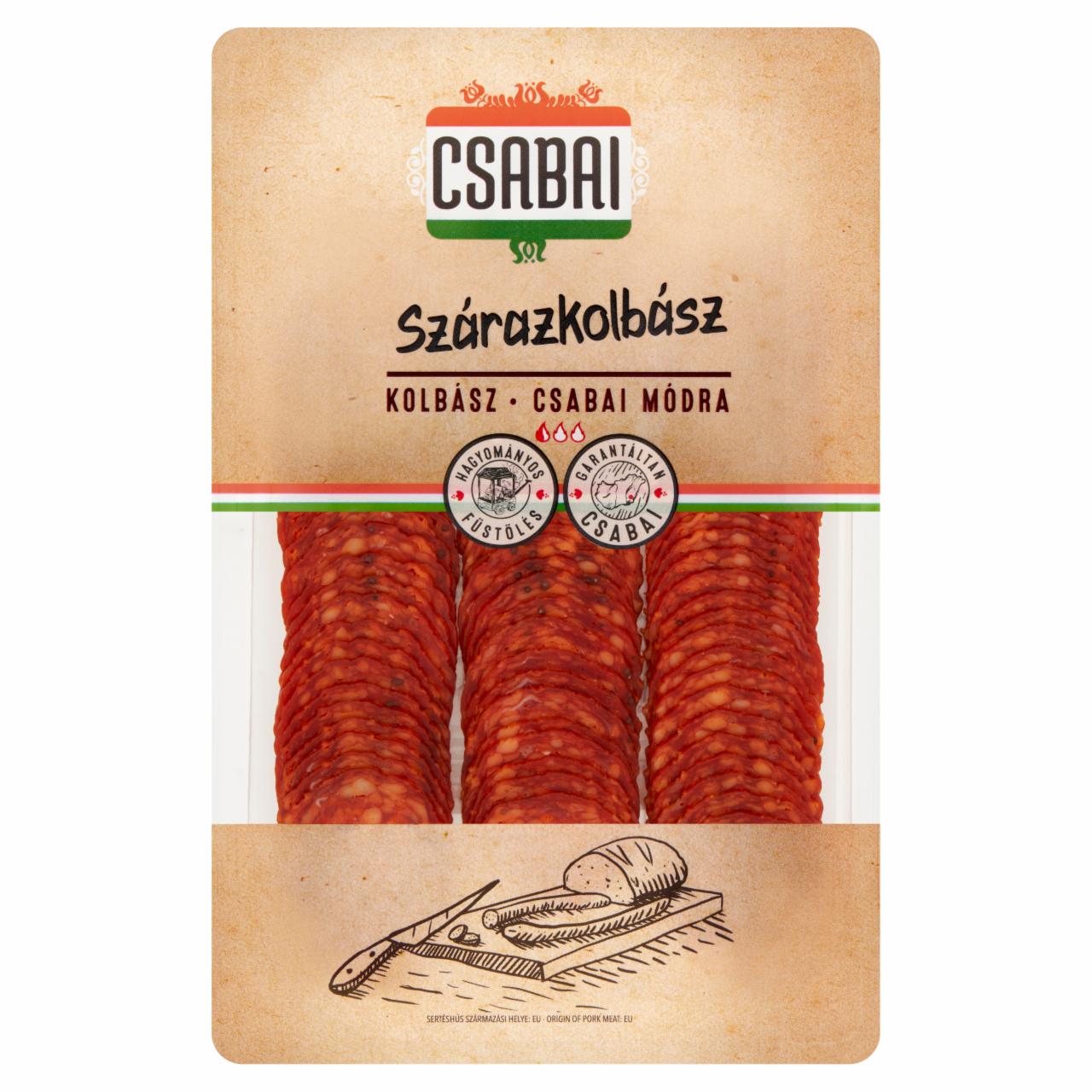 Képek - Csabai szeletelt szárazkolbász 75 g