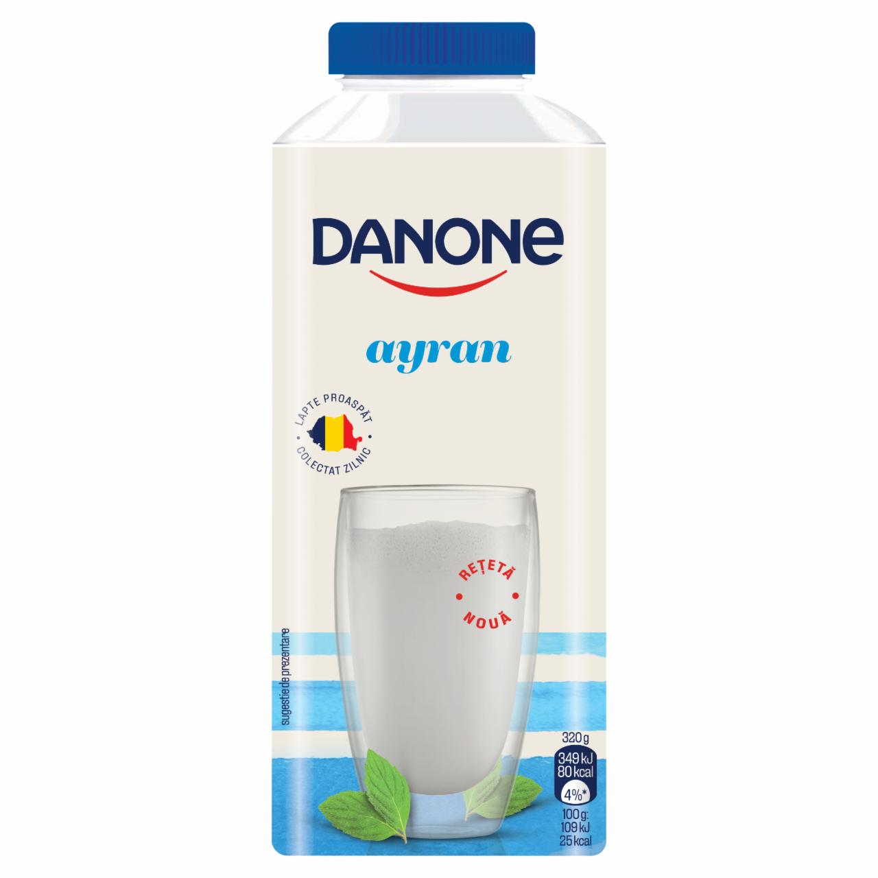 Képek - Danone Ayran sós, zsírszegény fermentált tejtermék 320 g