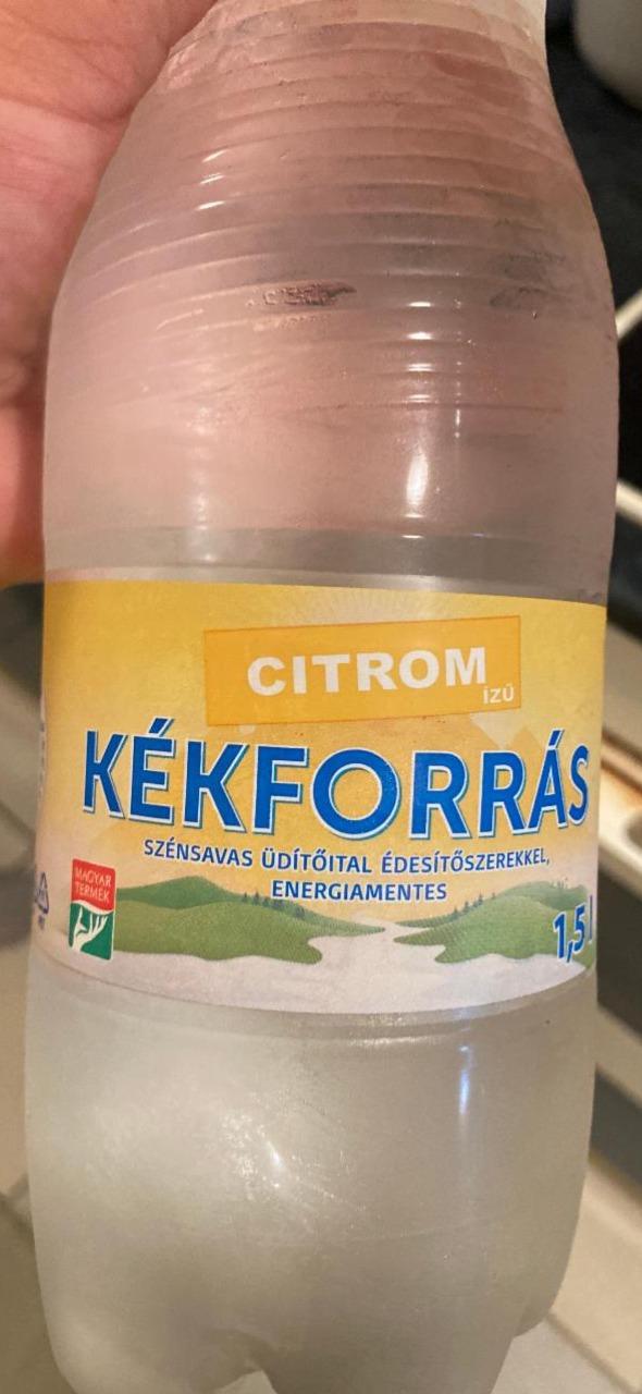 Képek - Citrom ízű szénsavas üdítőital édesítőszerekkel Kékforrás