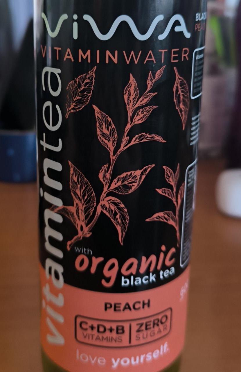 Képek - Viwa Vitamintea Organic Black Tea Peach Zero Sugar