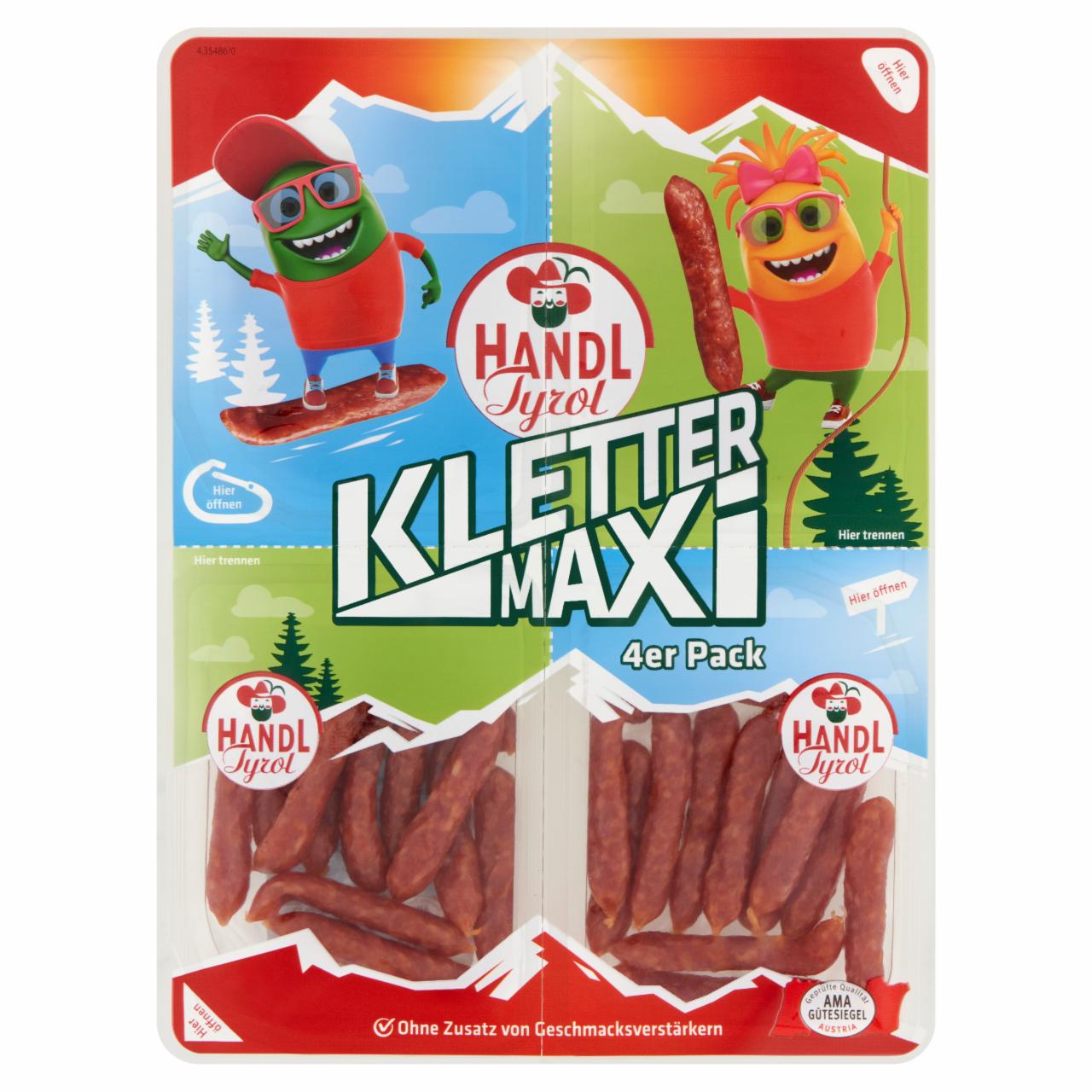 Képek - Handl Tyrol Kletter Maxi nyers kolbász 4 x 30 g (120 g)