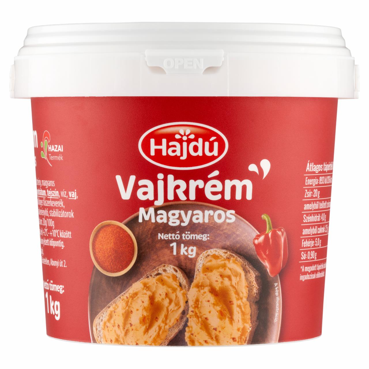 Képek - Hajdú magyaros vajkrém 1 kg