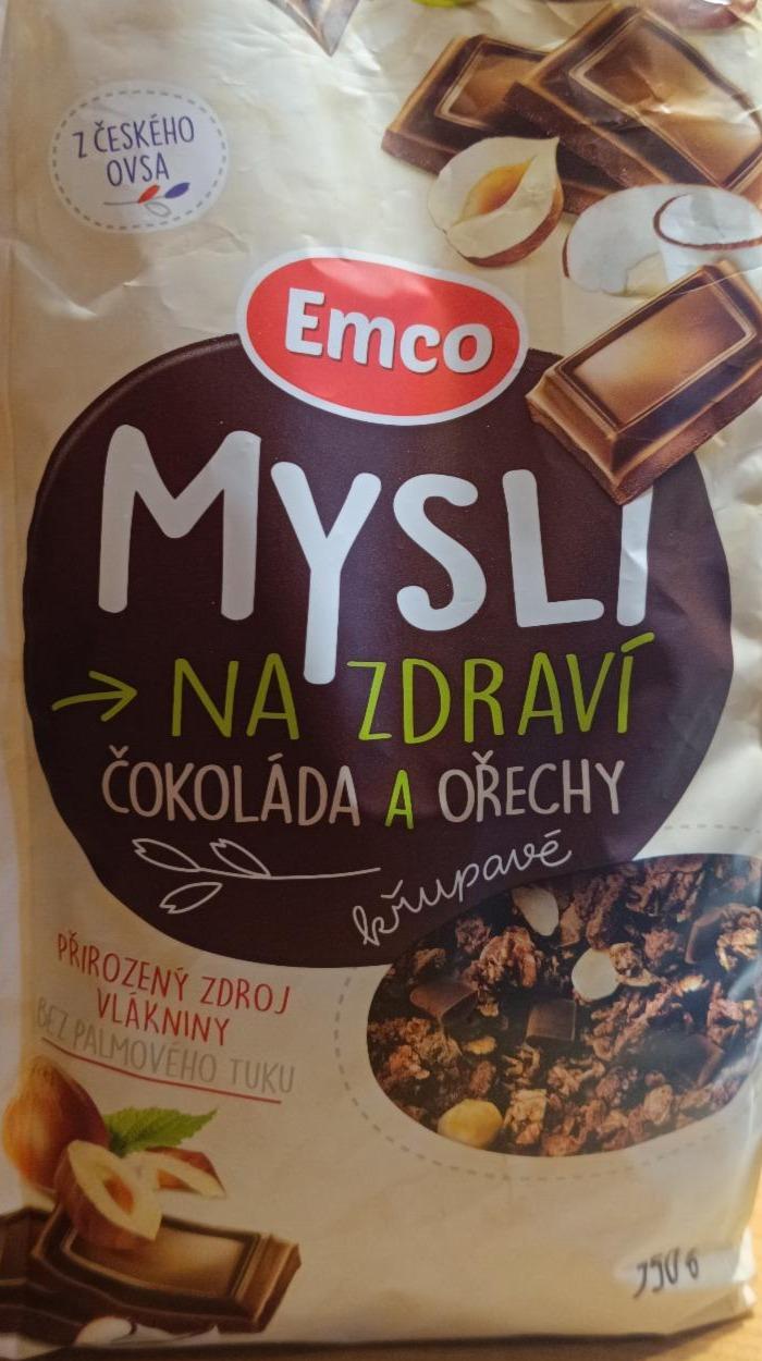 Képek - Mysli na zdraví ovsené sušenky čokoládové Emco