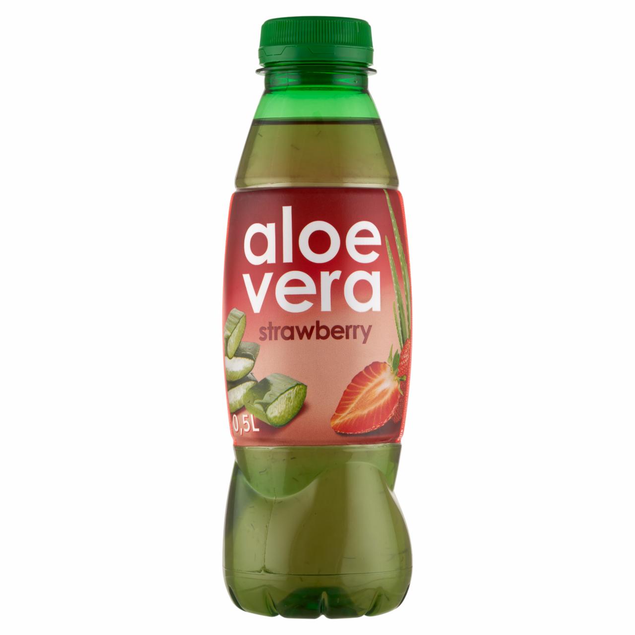 Képek - Aloe Vera eper ízesítésű gyümölcsital aloe verával és szőlőlével 0,5 l