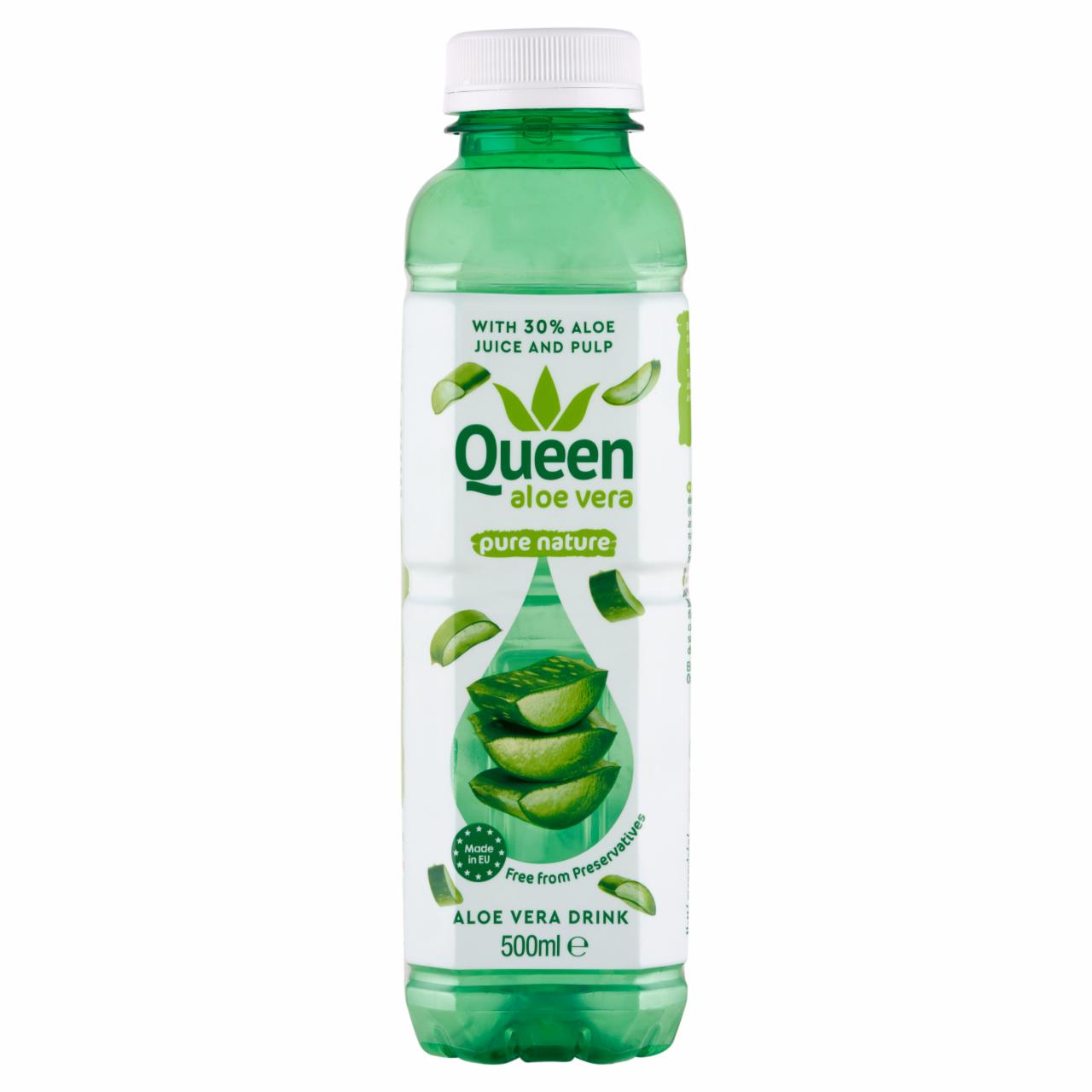 Képek - Queen szénsavmentes üdítőital aloe verával és édesítőszerrel 500 ml 