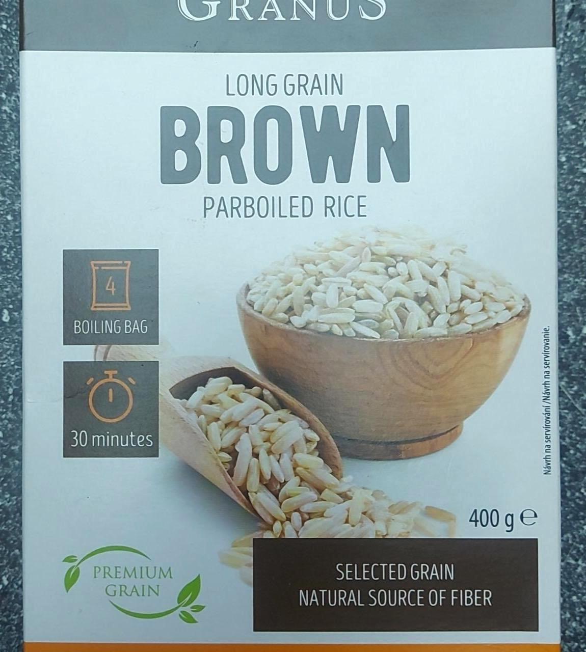 Képek - Long grain brown rice parboiled rice Granus