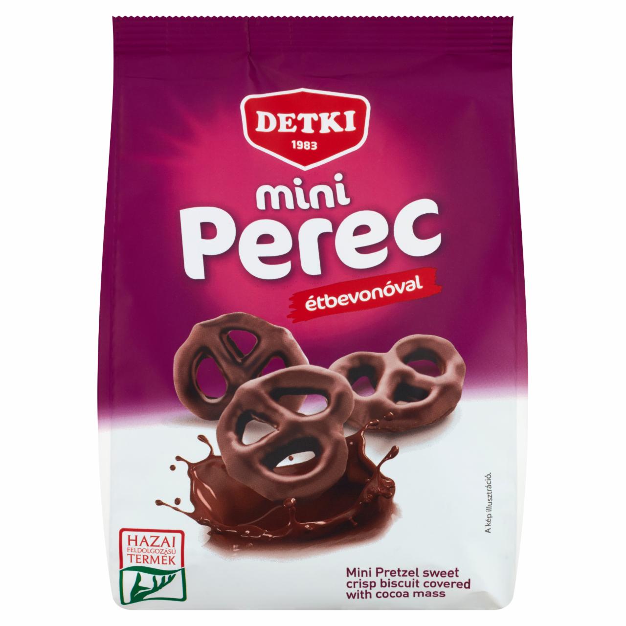 Képek - Detki mini perec étbevonóval 160 g