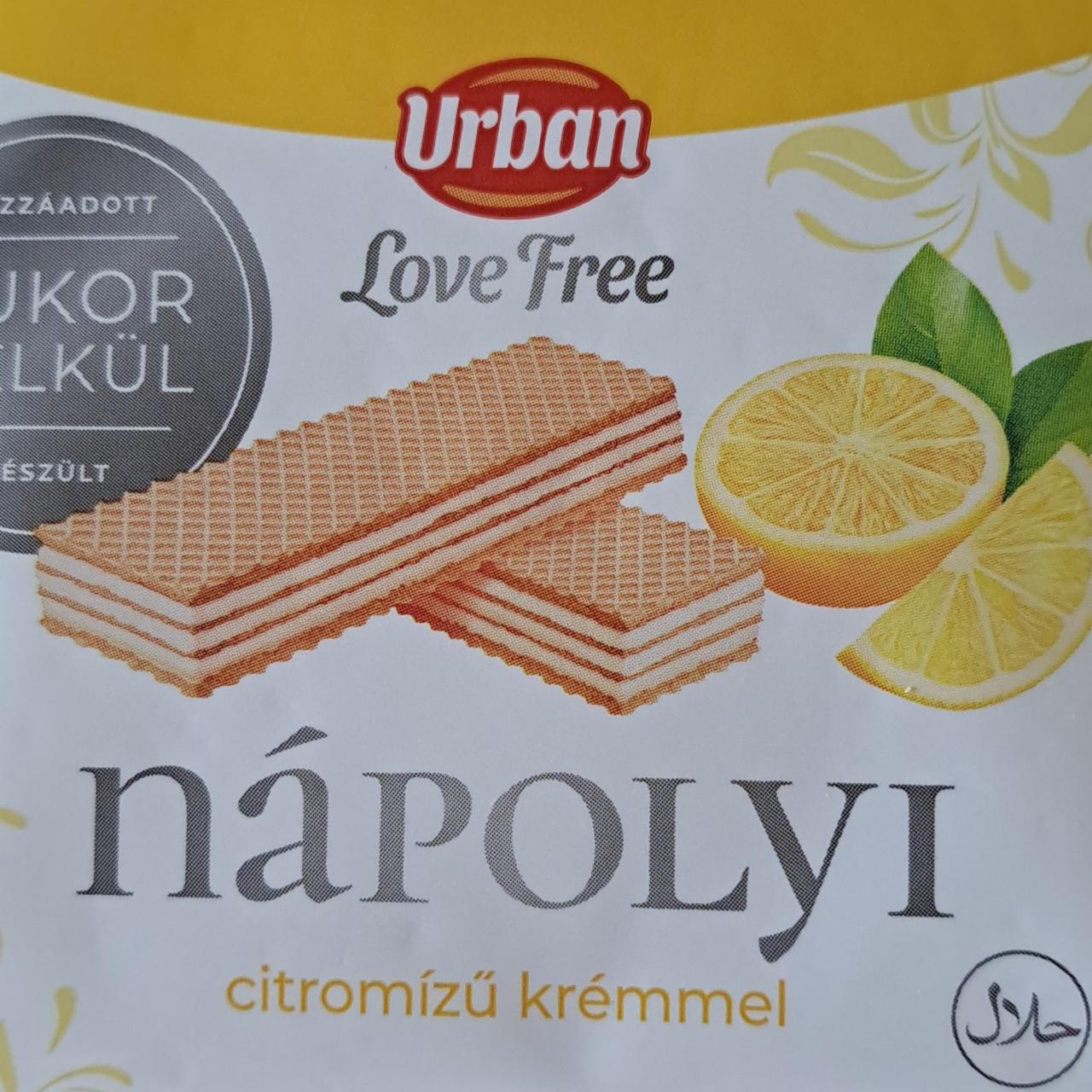 Képek - Love Free nápolyi citromízű krémmel Urban