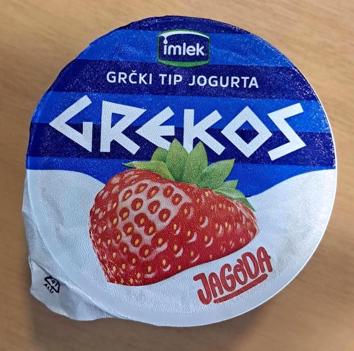 Képek - Grekos grčki tip jogurta Jagoda Imlek