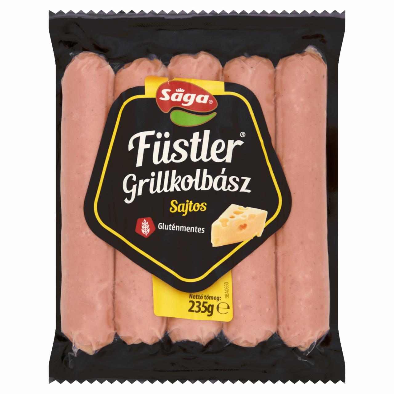 Képek - Sága Füstler sajtos grillkolbász 235 g