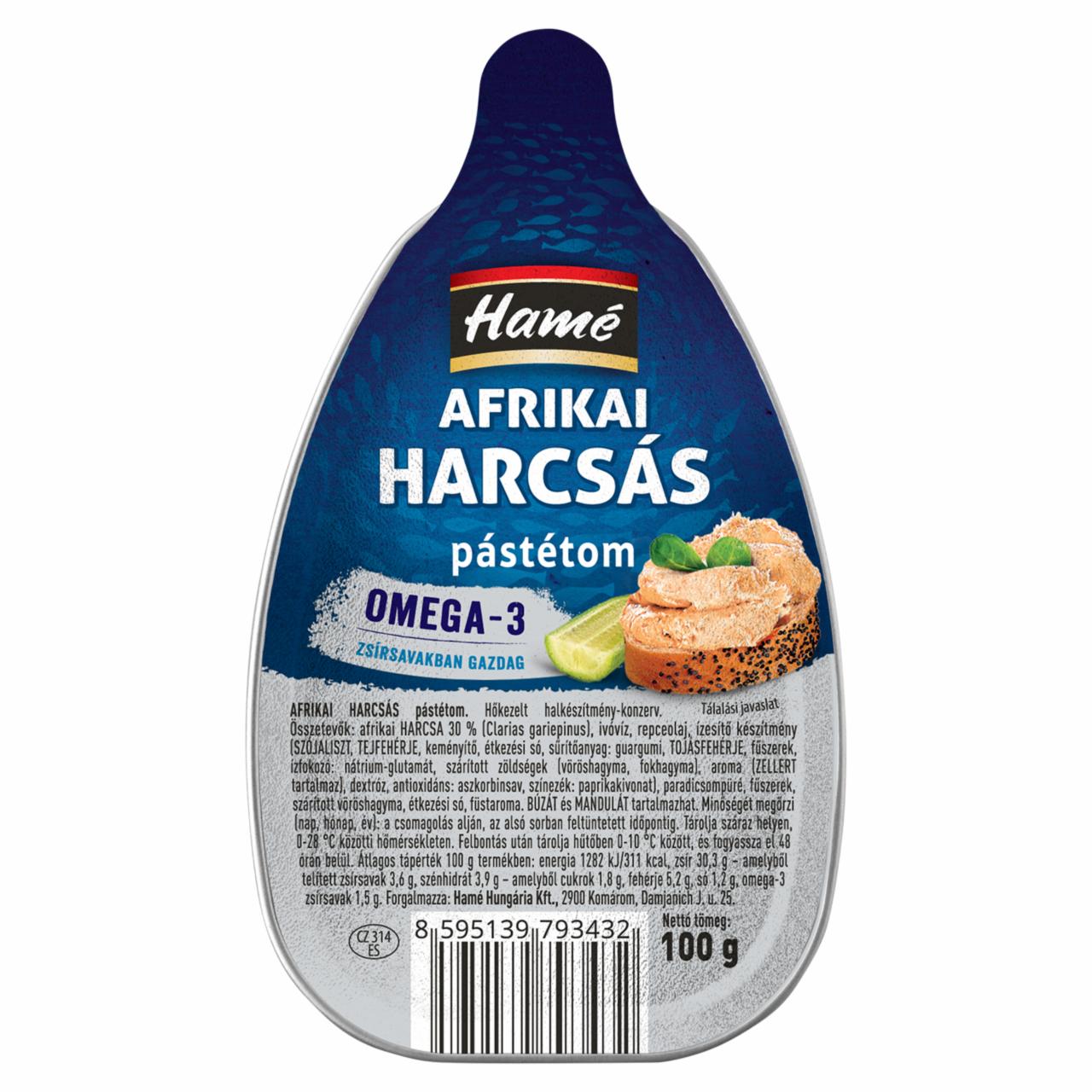 Képek - Hamé afrikai harcsás pástétom 100 g