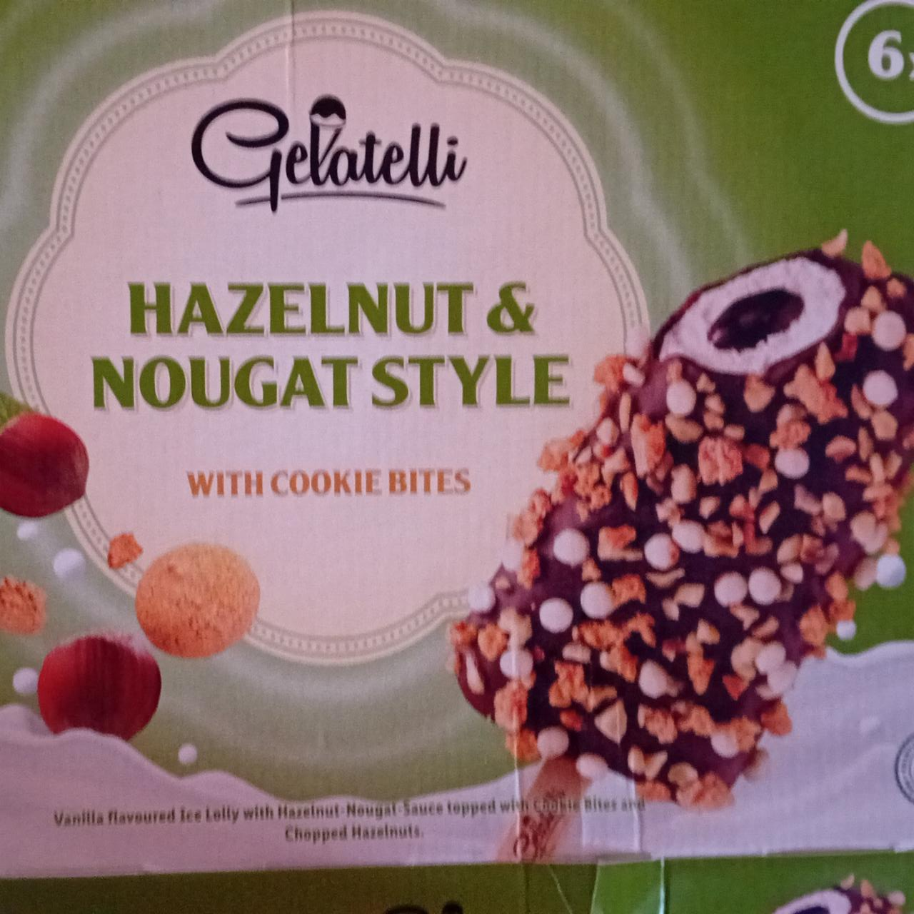 Képek - Hazelnut & Nougat Style With cookie bites Gelatelli