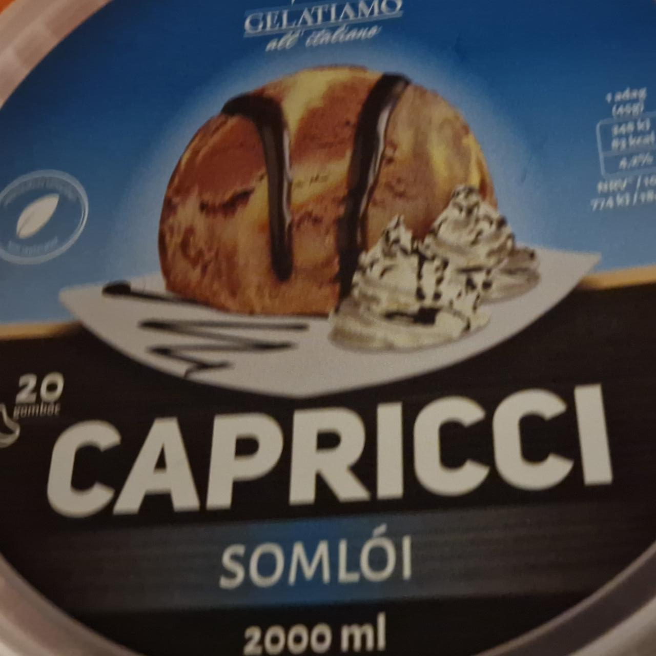 Képek - Gelatiamo Capricci Somlói vanília és rumos-csokoládé jégkrém csokoládé öntettel 2000 ml