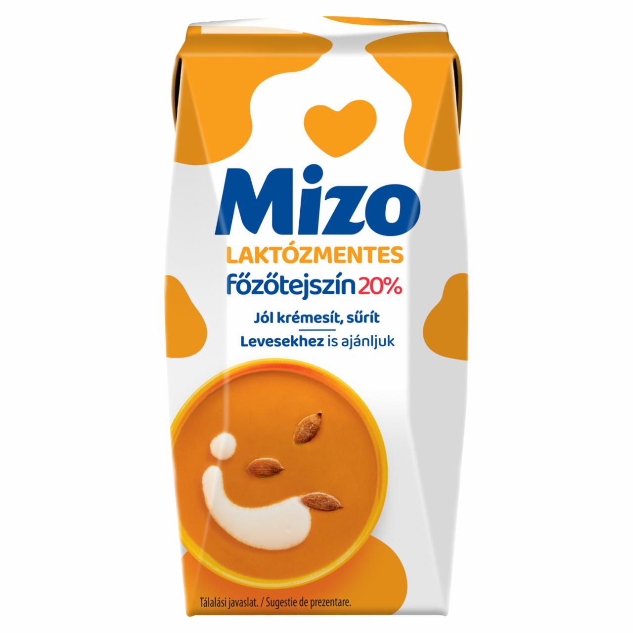 Képek - Mizo UHT laktózmentes főzőtejszín 20% 200 ml