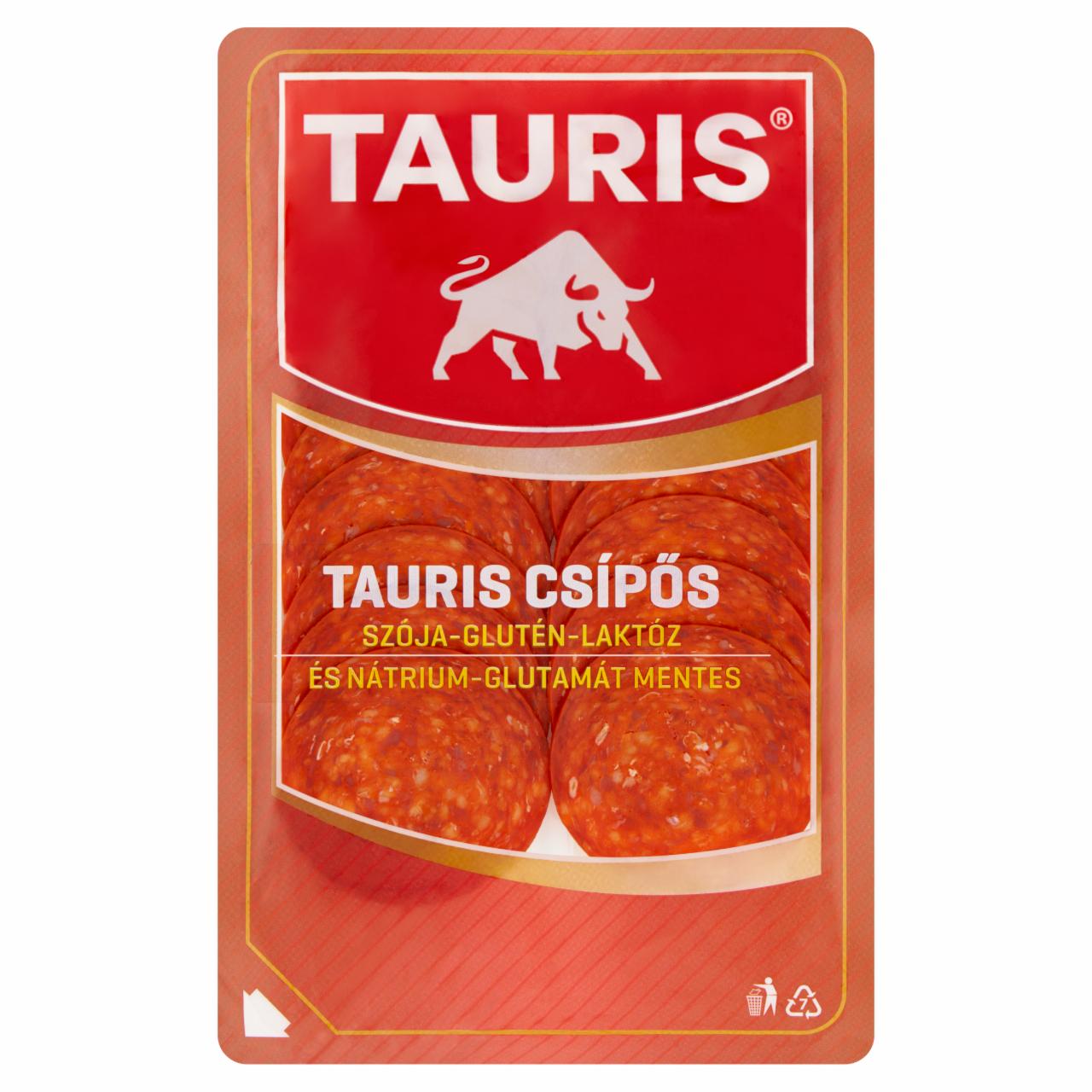 Képek - Tauris csípős szeletelt füstölt, mozaikos húskészítmény 55 g