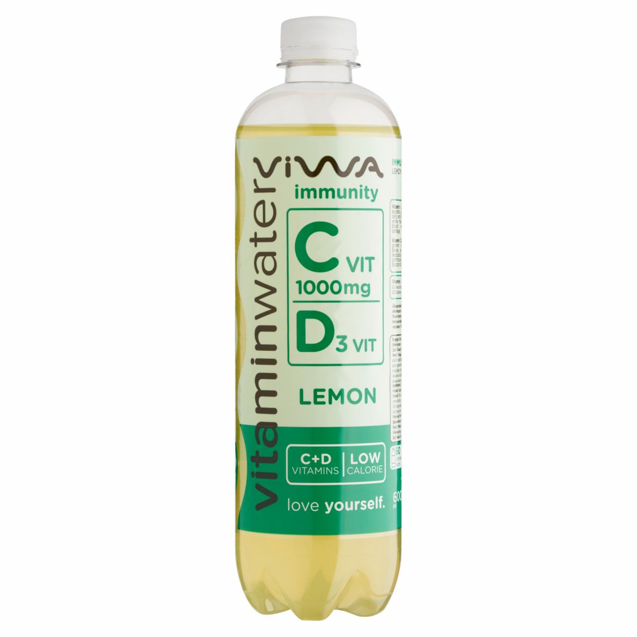 Képek - Viwa Vitaminwater citrom ízű csökkentett energiatartalmú szénsavmentes üdítőital 600 ml