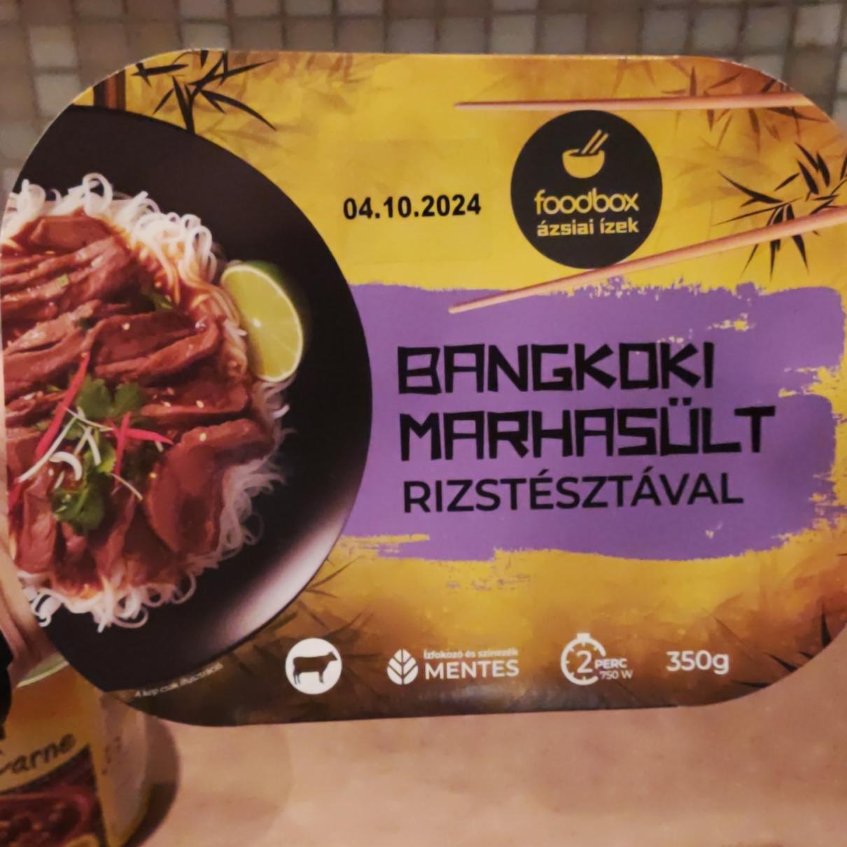 Képek - Bangkoki marhasült rizstésztával Foodbox