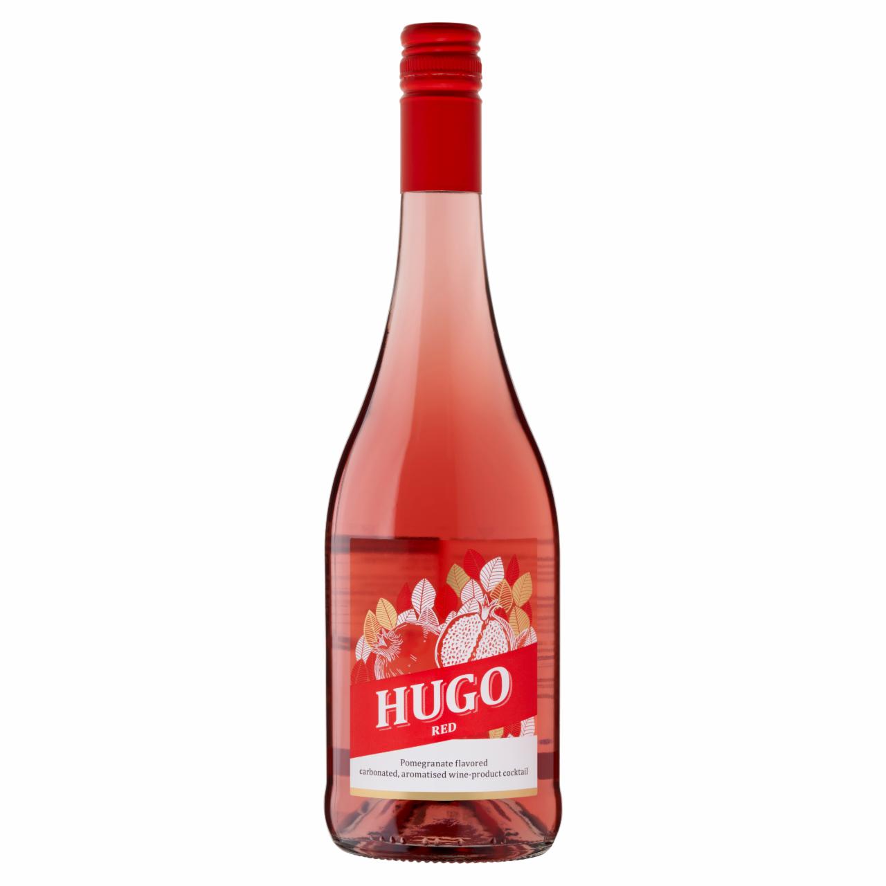 Képek - Hugo Red gránátalma ízű, szénsavas, ízesített boralapú koktél 7,3% 750 ml