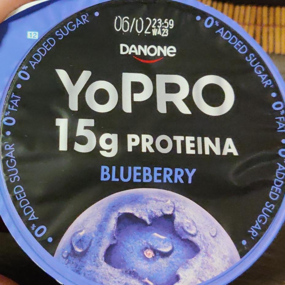 Képek - Yopro 15g proteina blueberry Danone