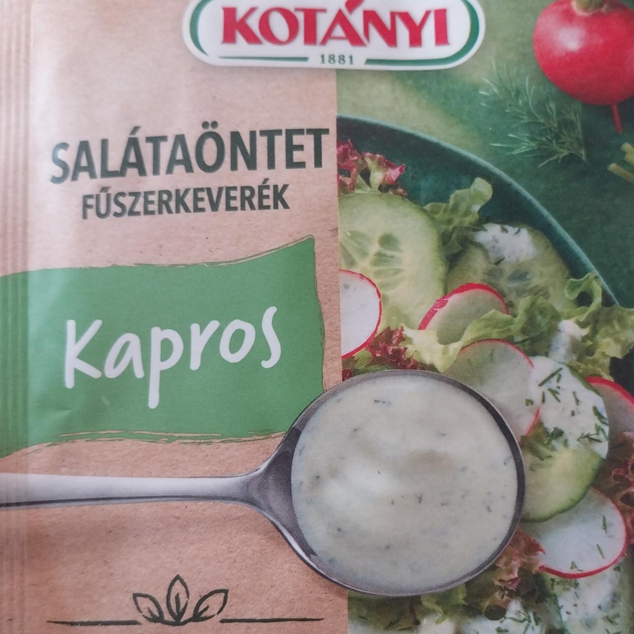 Képek - Salátaöntet fűszerkeverék Kapros Kotányi