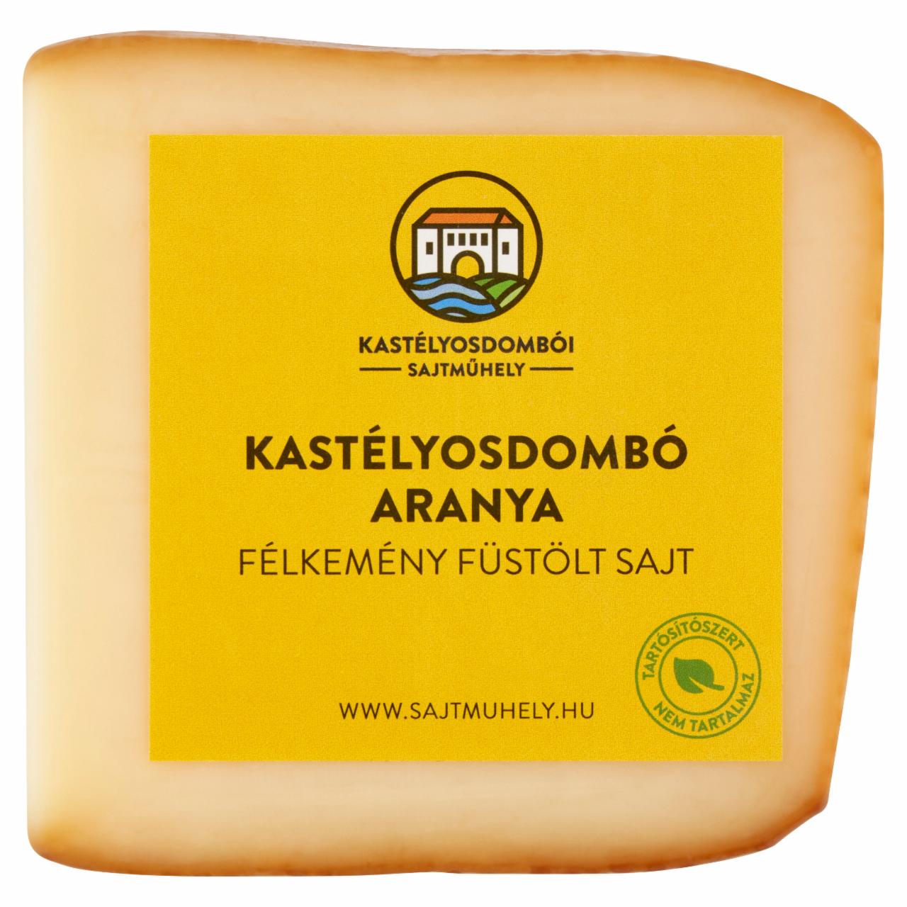 Képek - Kastélyosdombói Sajtműhely Kastélyosdombó Aranya félkemény füstölt sajt 150 g